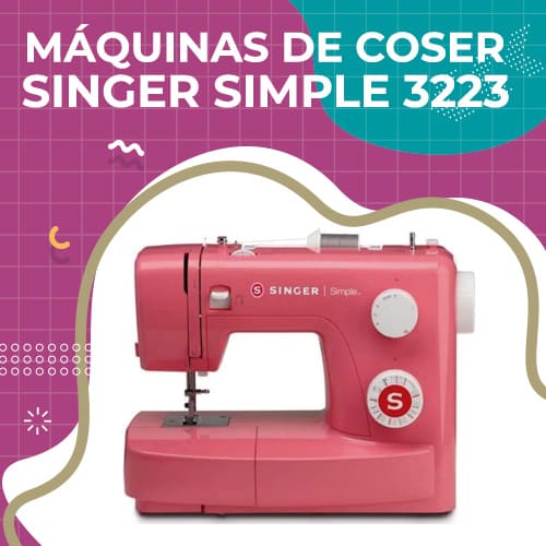 Máquina de coser Singer Simple 3223 - Pink Edition 